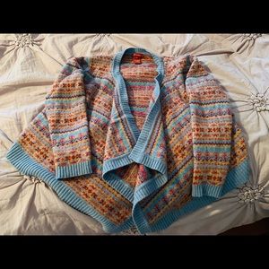 Beautiful very gently worn wool blend cropped cardigan sweater SUNDANCE